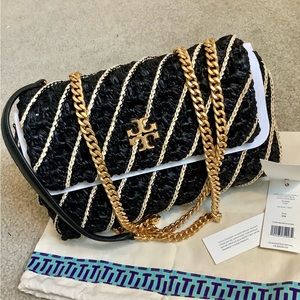 Tory burch Kira woven shoulder bag